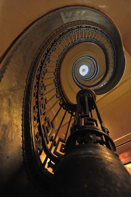 Mechanics' Institute Library Spiral Staircase - San Francisco