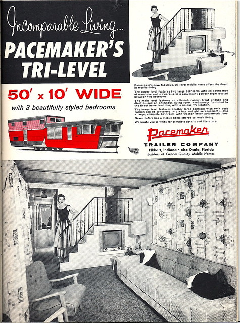 Pacemaker Tri-Level mobile home ad
