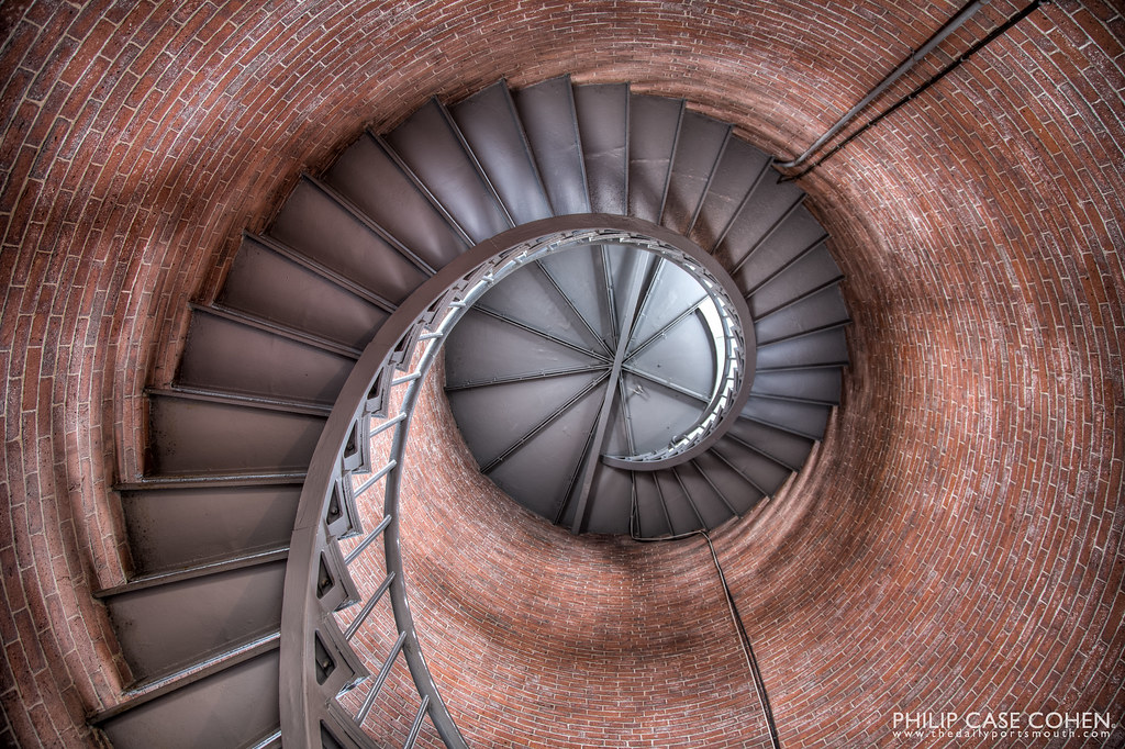 The Staircase | Portsmouth Harbor Lighthouse by Philip Case Cohen