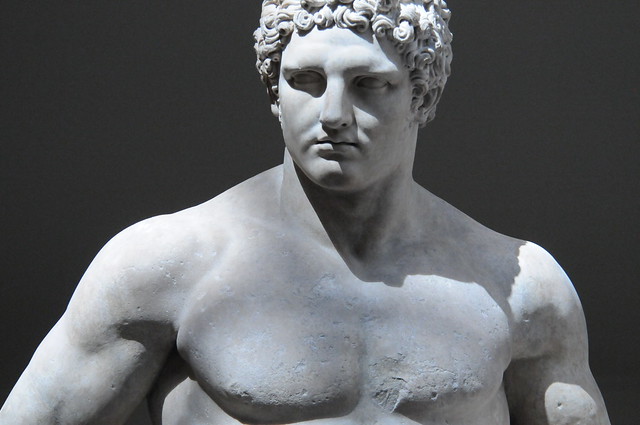 Marble statue of a youthful Hercules - Roman - Metropolitan