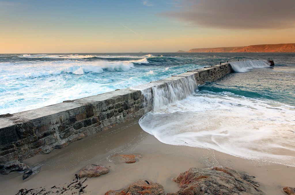 Windy Day at Sennen Cove by Tony Armstrong-Sly