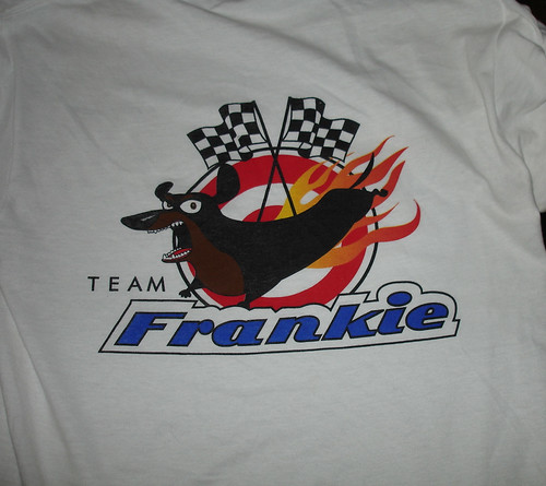 Team Frankie Shirt | Frankie did pretty well in the dachshun… | Flickr