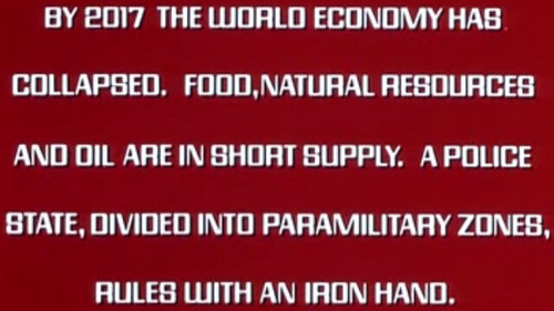 Text Running Man The Running Man (1987) intro text panel | Uploaded with plas… | Flickr
