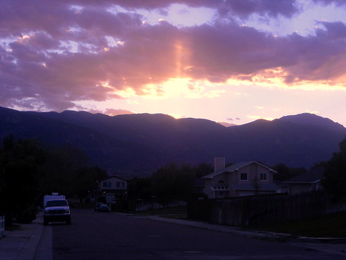 Sunset by Remember., city sunset mountains evening