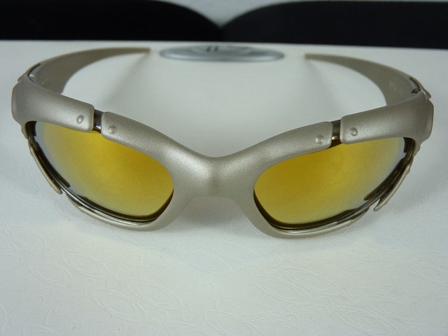 Oakley PLATE Platinum w/24K Gold Irid - a photo on Flickriver