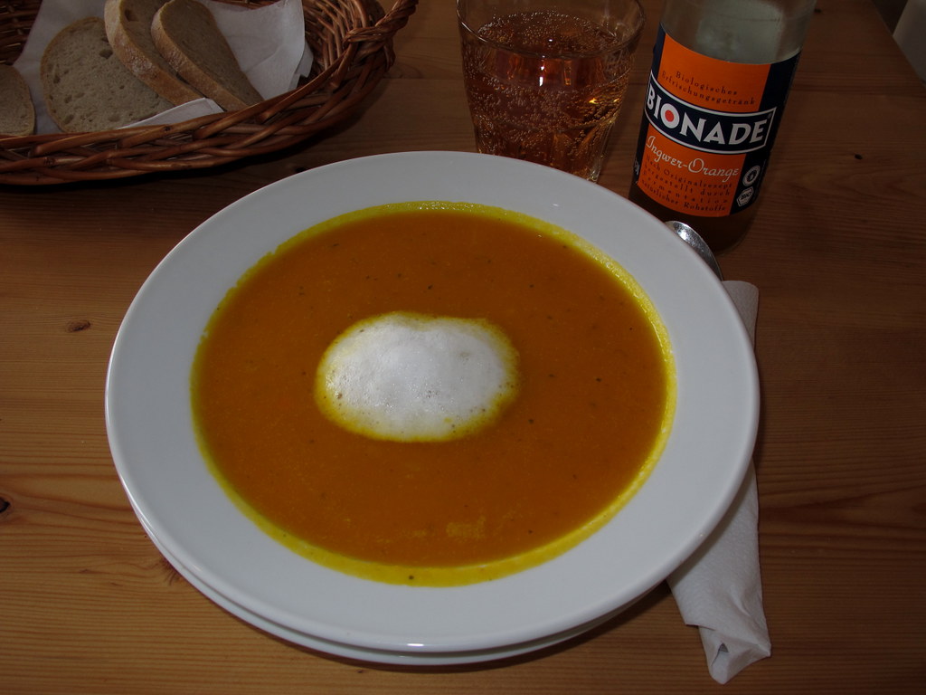 Möhren-Orangen-Suppe im Rosendahl’s in Osnabrück | Gourmandise | Flickr
