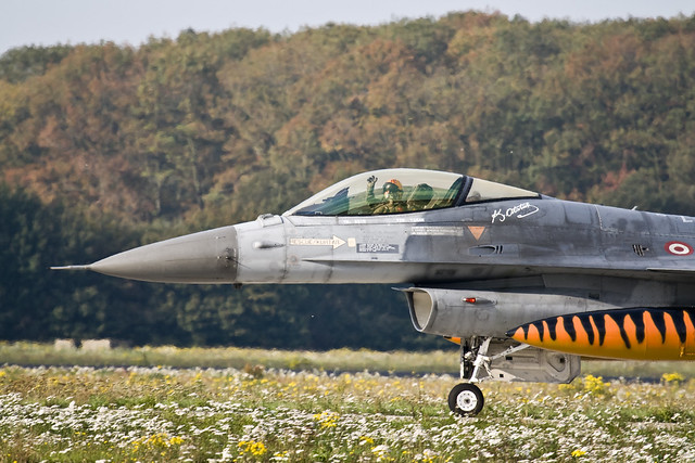 Türkischer Pilot in seiner F-16