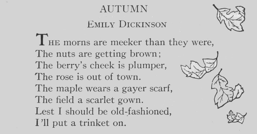 Image result for fall emily dickinson
