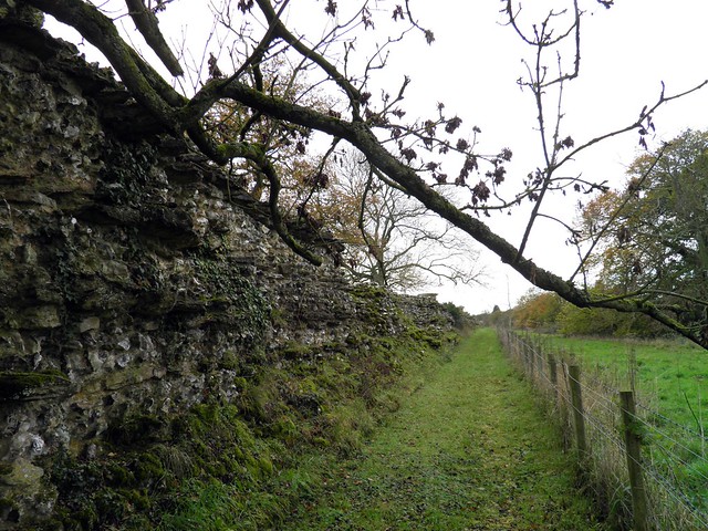 Eastern part of the city walls, Calleva Atrebatum