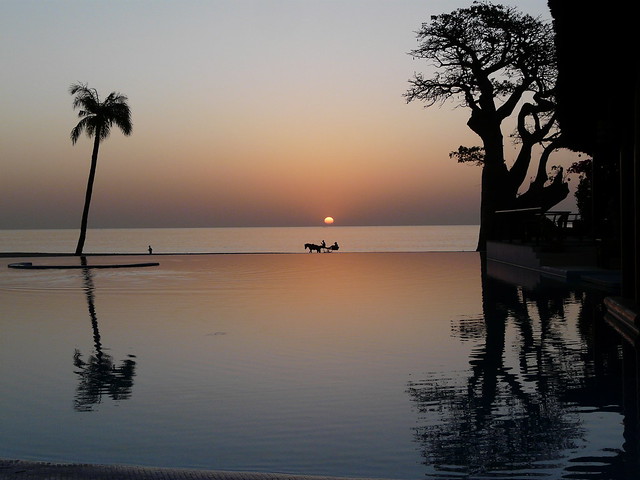 Sunset, Royal Lodge, Senegal