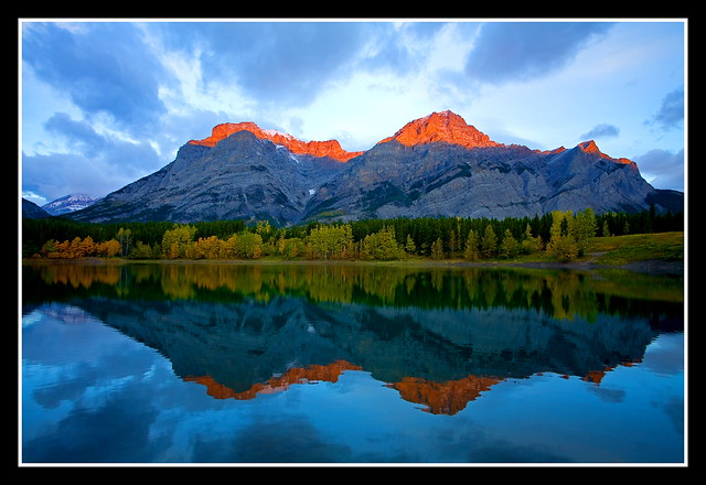 Alpenglow at Wedge Pond
