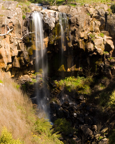landscape waterfall rocks