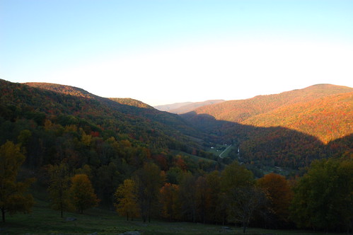 autumn sunset mountain color westvirginia valley