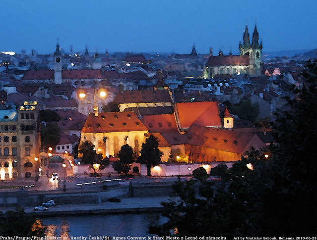 Praha/Prague/Prag-Staré Mesto z Letné od zamecku