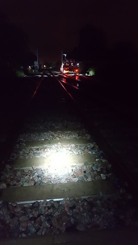 Blackrod station trial holes and electrification. | by 141trackworker