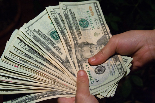 Money Hand Holding Bankroll Girls February 08, 20117 | by stevendepolo