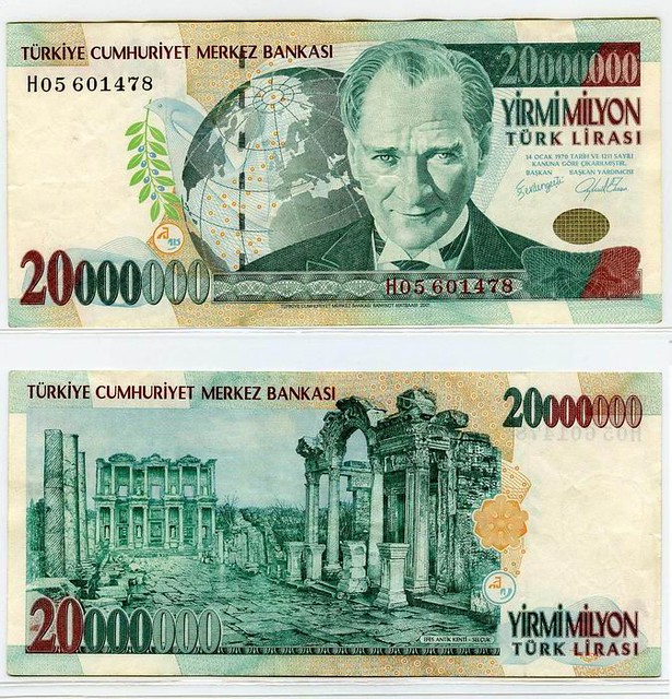 20,000,000 Turkish Lira