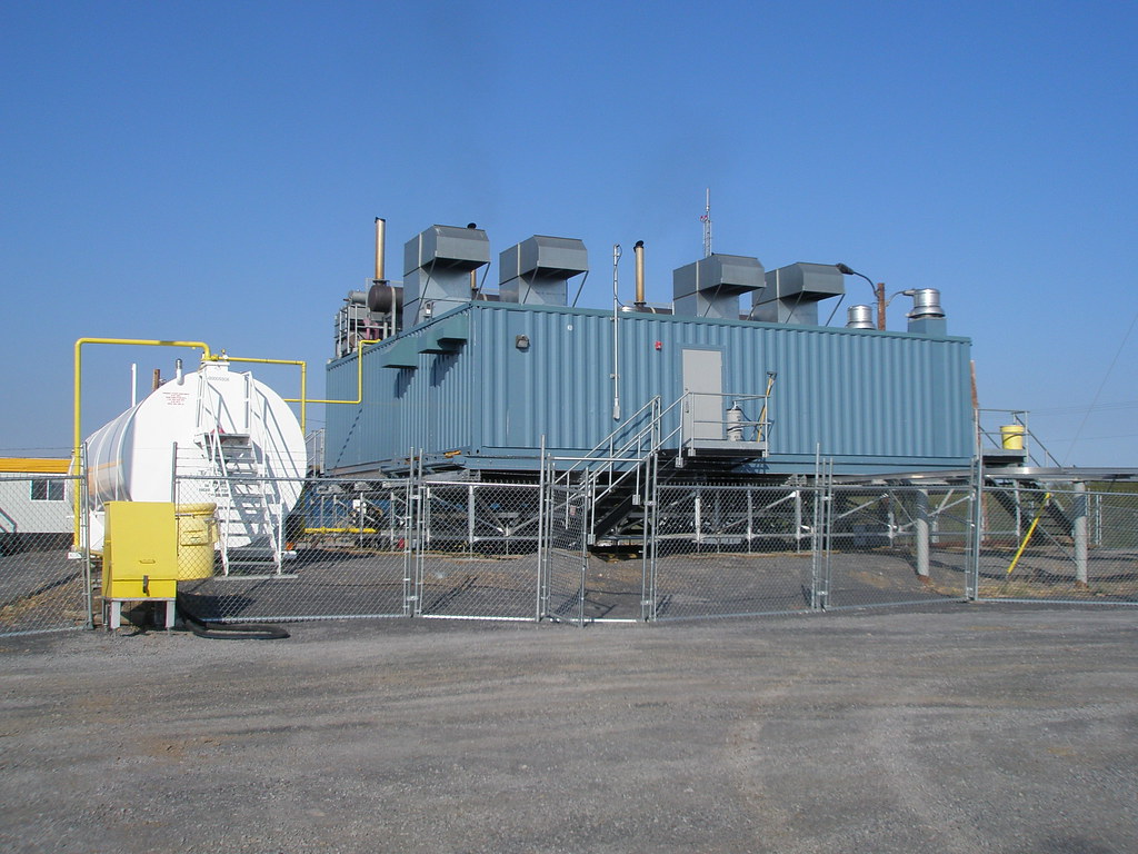 Diesel power plant in Aklavik, NWT