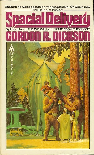 Spacial Delivery - Gordon R. Dickson - cover artist Steve Hickman