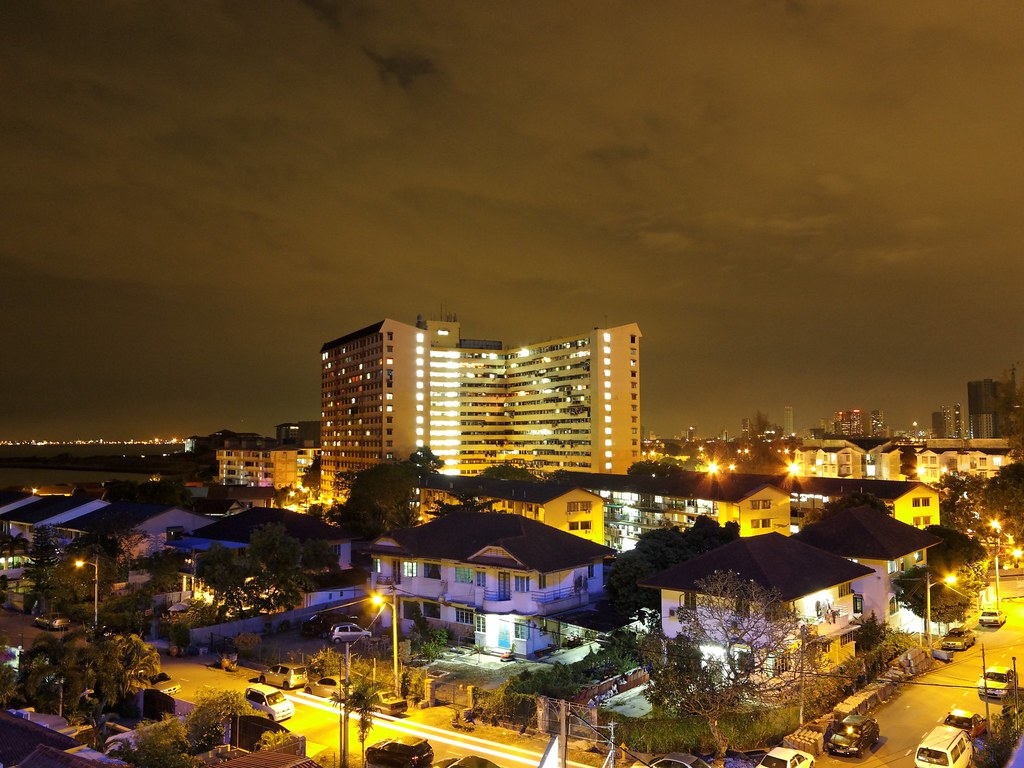Penang skyline at night (raw) | RAW capture, processed with … | Flickr