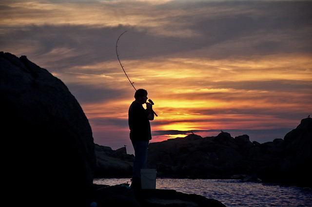 Fisherman at Sunrise