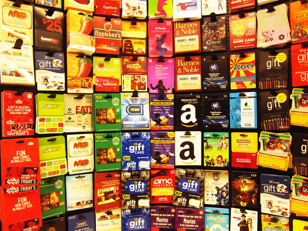 Gift Cards | A gift card display at Walgreens in Virginia Be… | Flickr