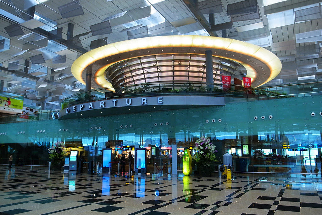 Changi Airport Terminal 3 Departure Hall Editorial Stock Image - Image of  journey, building: 54693164