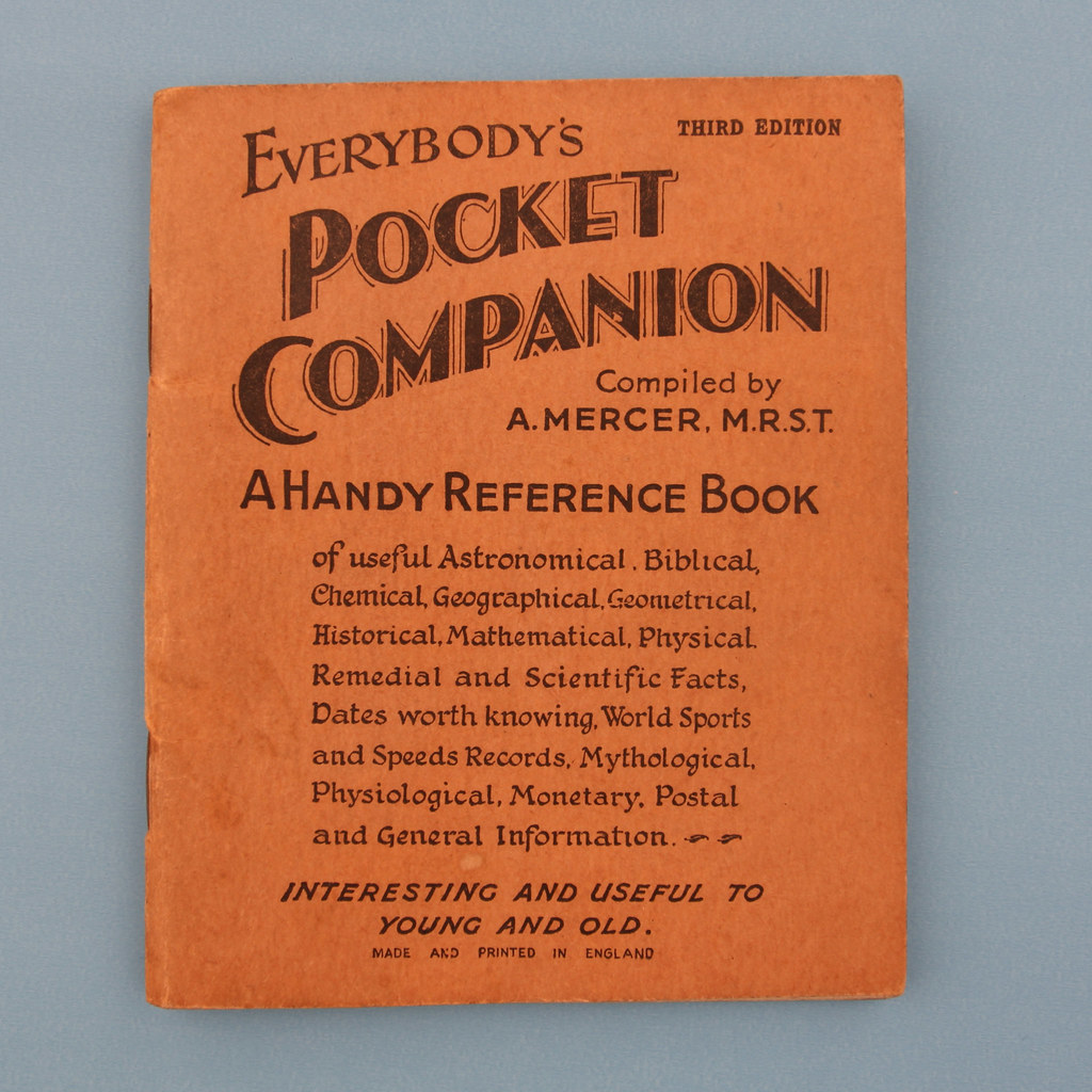 1935 EVERYBODY'S POCKET COMPANION