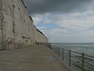Along the front, tough going. Ramsgate to Margate 