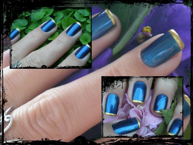 Unha da semana - Blue nail