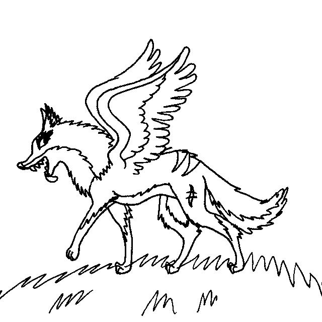 ArtStation - winged wolf