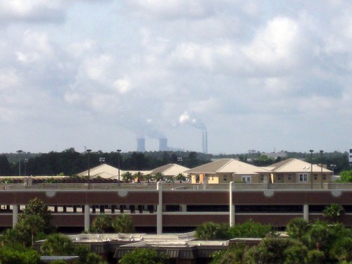 Cooling towers in the distance - seen from UCF