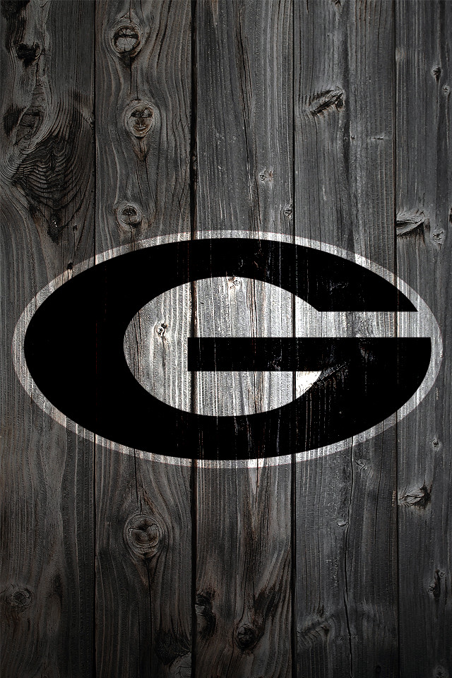 Georgia Bulldogs Wood iPhone 4 Background