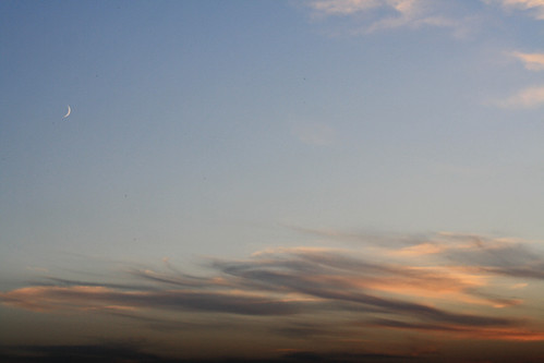 sunset sky moon clouds italia tramonto nuvole luna cielo ovada