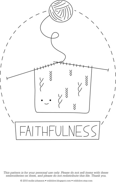 Faithfulness - a free pattern