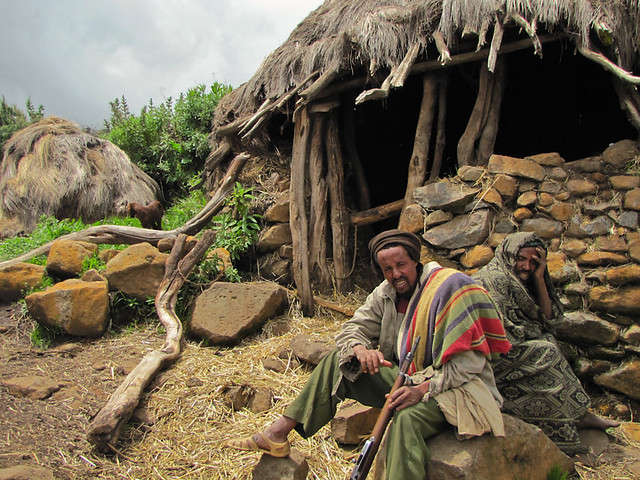 Villagers from Semien Mountains