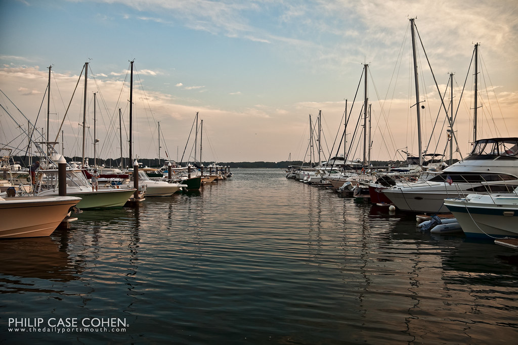 At the Wentworth Marina by Philip Case Cohen