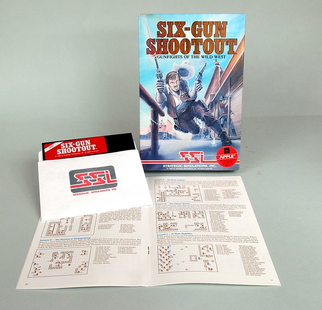 Game Apple II / Six-Gun Shootout (S.S.I)