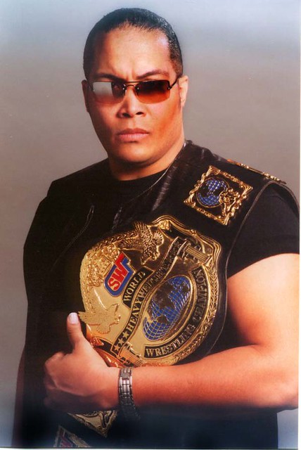 PRO-WRESTLER,THE SMOKE  NWA SHOCKWAVE CHAMPION 2001
