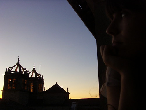 sunset selfportrait church window girl bangs braga 365days sédebraga