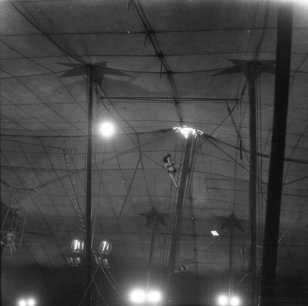 Trapeze artist | Circus in Charlotte | Special Collections | Flickr