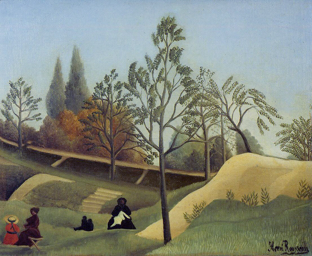 Henri Rousseau: View of the fortifications (1896) | Private … | Peter ...