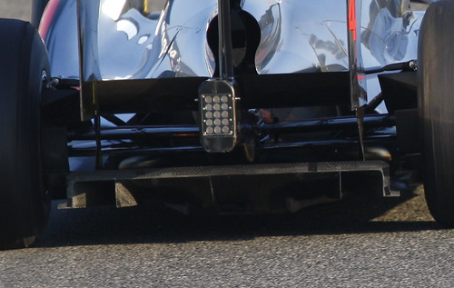 Rear end of the McLaren