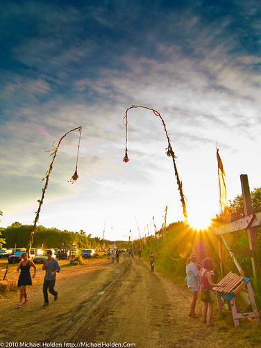 Sunset at Oregon COuntry Fair 2010 by Michael Holden, Sunset at Fair - See more pics on my site at <a href="http://www.michaelholden.com" rel="nofollow">w