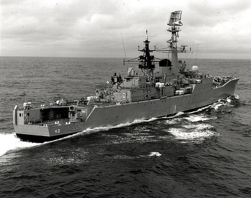 Ca. 1972-73: HMAS STUART [II] with Ikara missile launcher … | Flickr