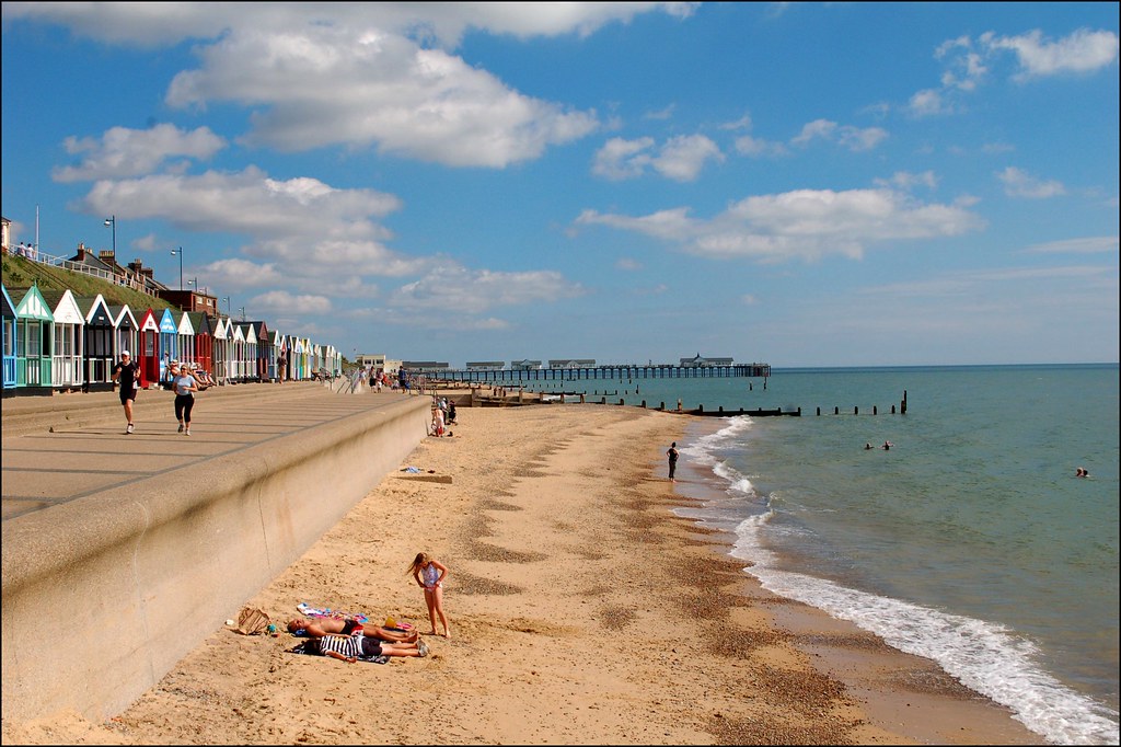 Swol Beach Southwold Beach | The sandy beach at Southwold, with the col… | Flickr