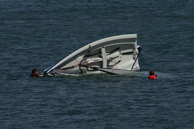 Capsized Boat
