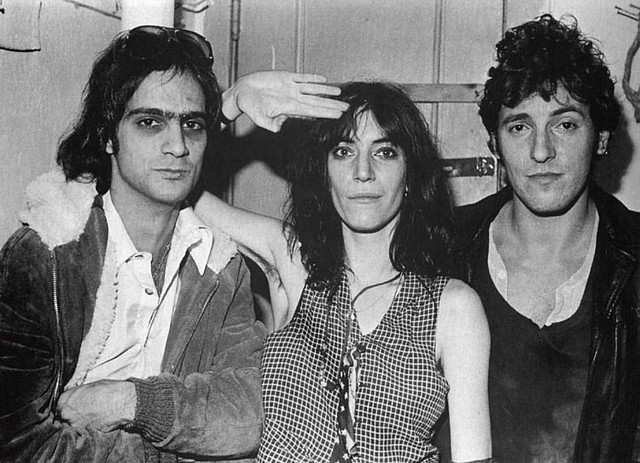patti smith, bruce springsteen, and lenny kaye | djtsquare | Flickr
