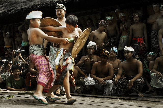 Tenganan Pegeringsingan village, Bali - Mekare-Kare (Ritual Fight) Part 1 of 7