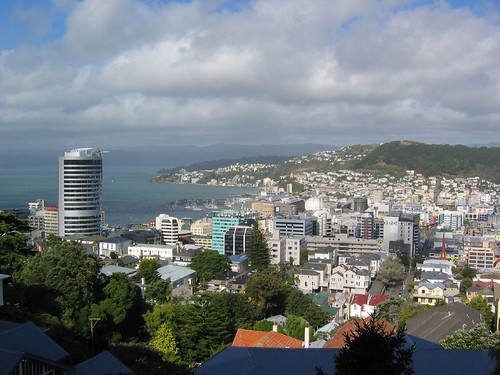 Wellington City from Staff Club (1 of 2)